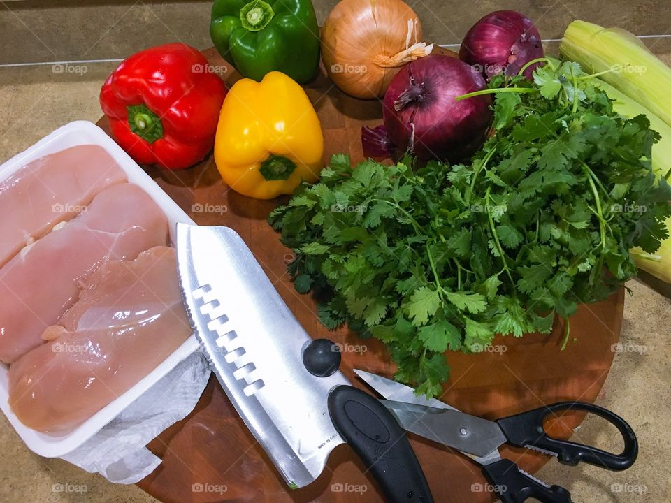 Chicken shish-ka-bobs