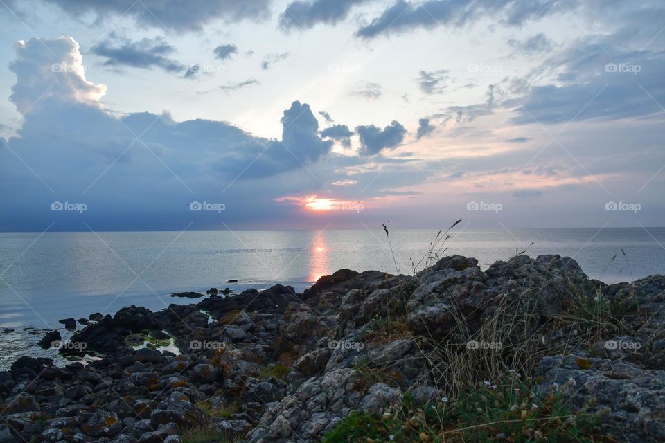 Landscape photo of nature at seaside