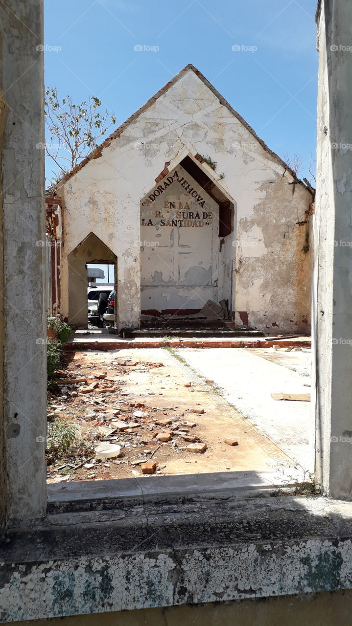 Throu the window view