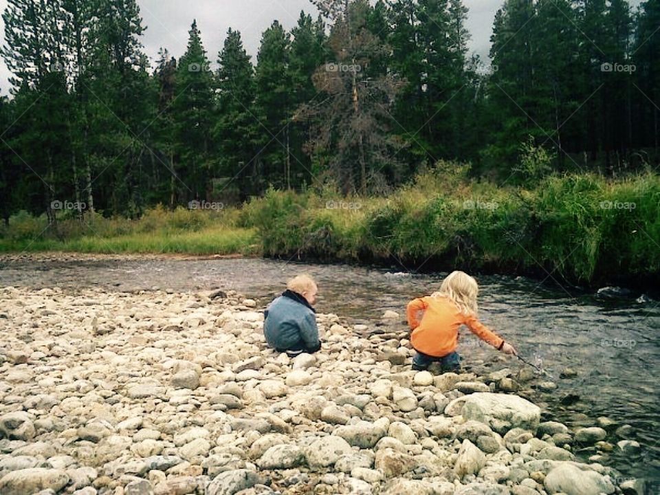 A river runs through it