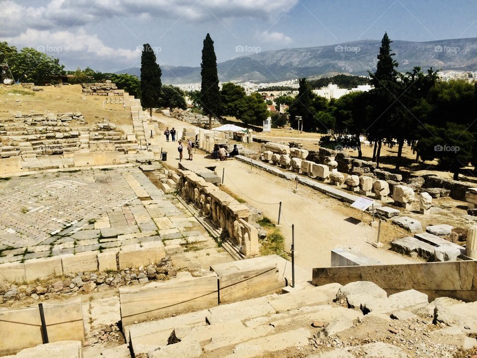 Achropolis in Athens 