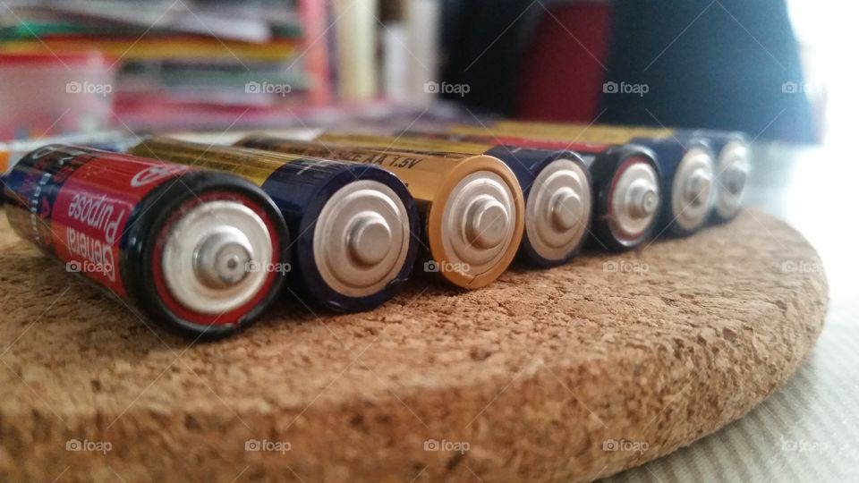 battery. old battery goind to charge