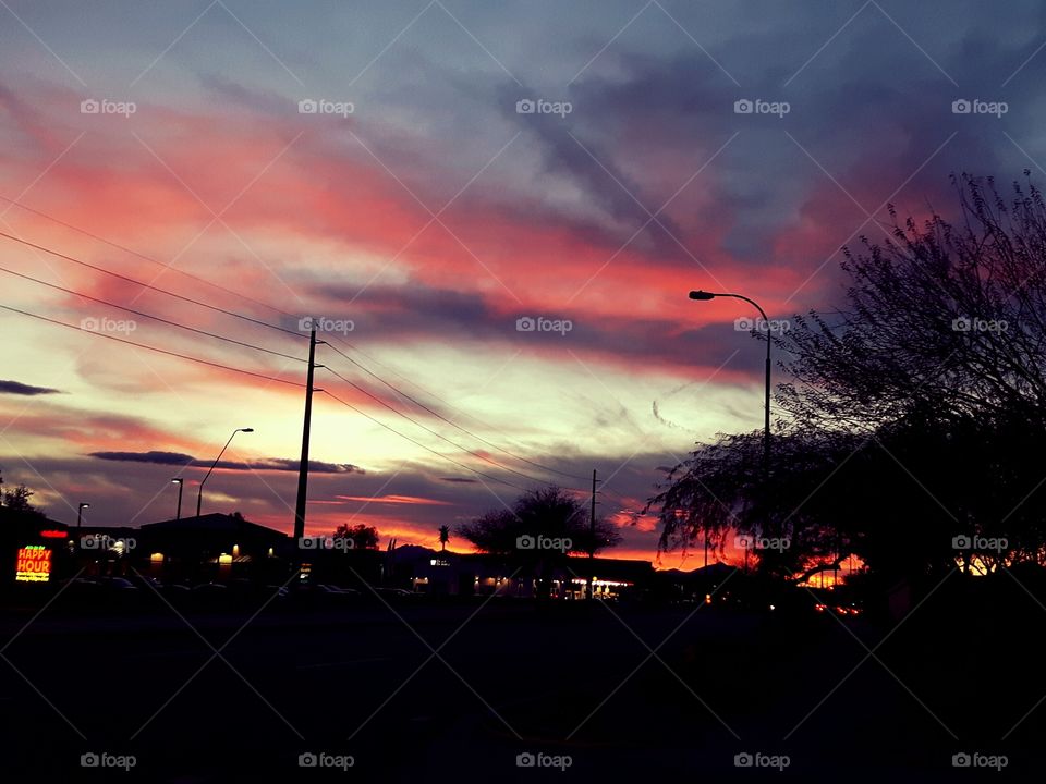 City sunset - Phoenix