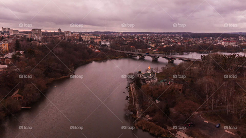 Little city in the middle of the Europe. Vinnytsya, Ukraine 