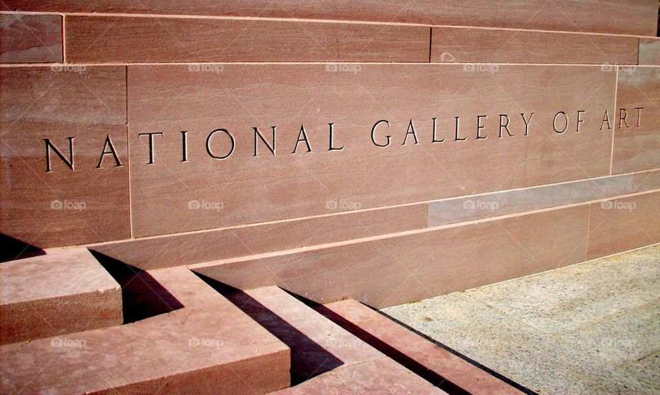 National Gallery of Art Sign