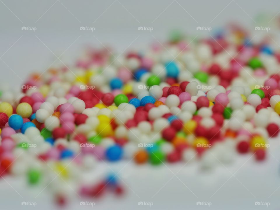 Tiny sugar sprinkles