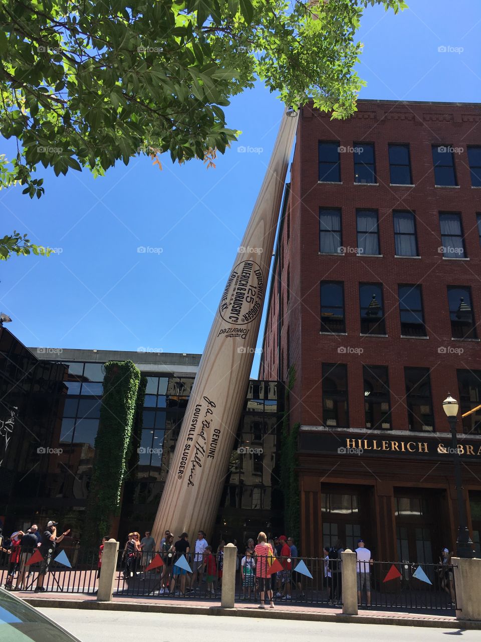 Biggest Baseball Bat outside the Louisville Slugger Bat Factory in Louisville, Kentucky 