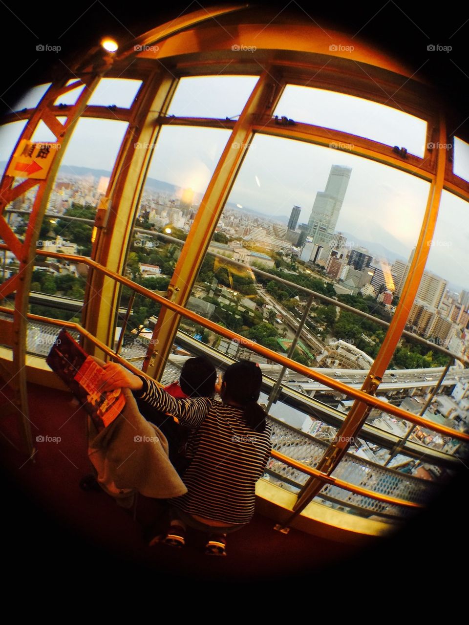 Osaka Skytree top view 