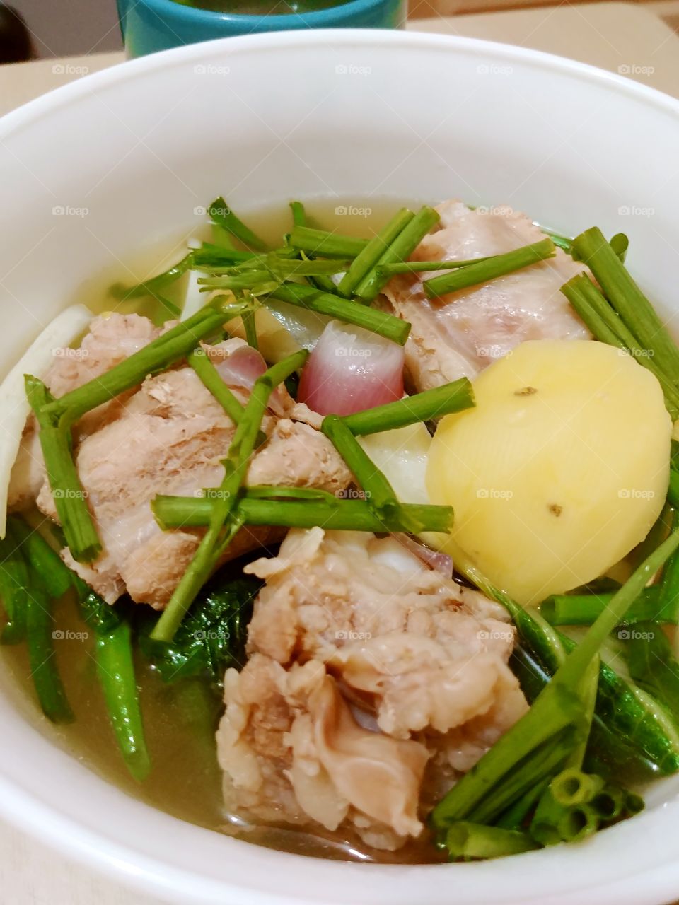 homecook soup pork