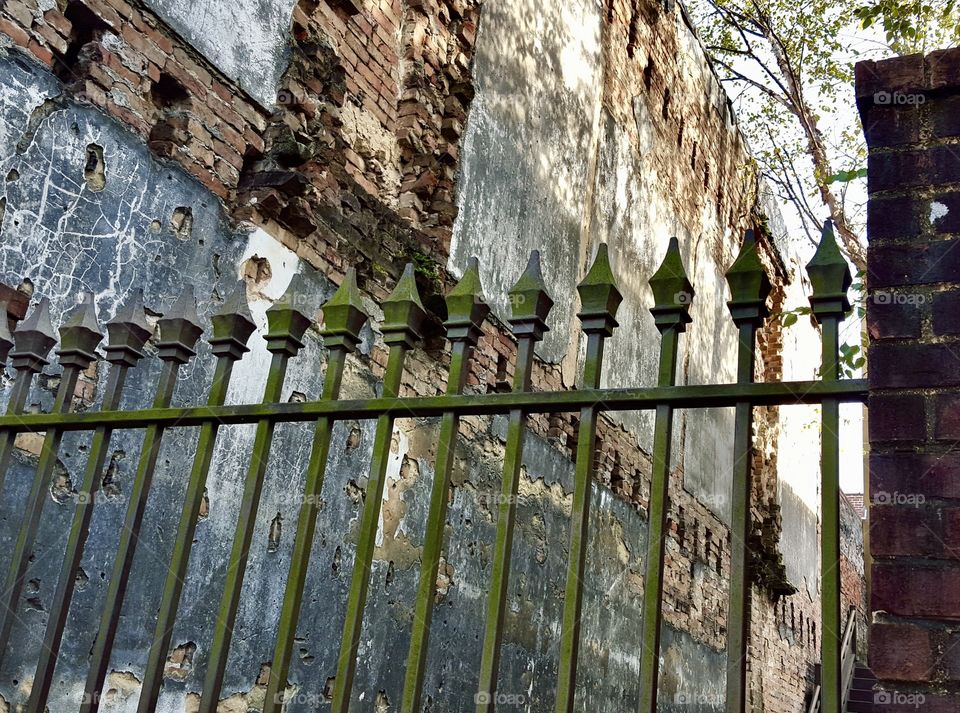 Wrought iron gate in Lafayette Square
