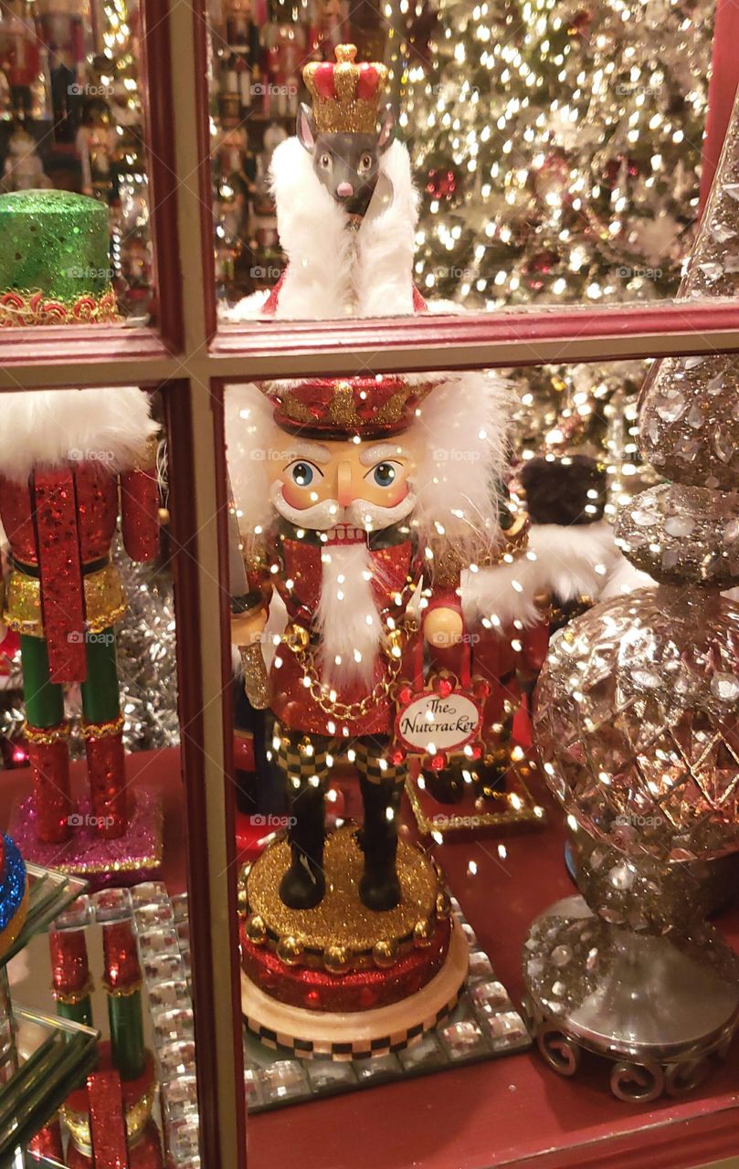 Through the store window