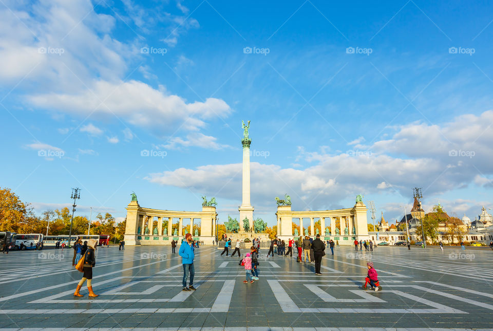 Heroes square, Budapest 