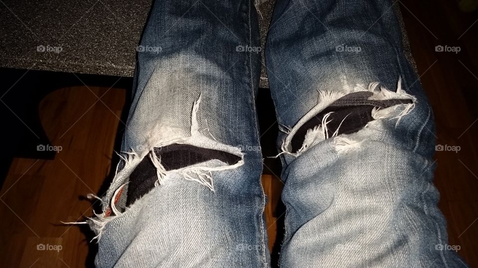 Ripped jeans