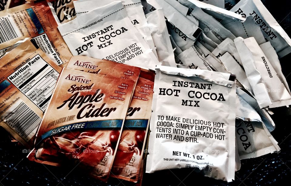 Cold weather hot beverages