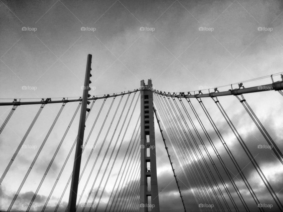 Bay Bridge. Oakland new span