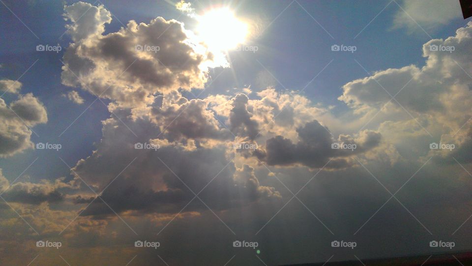 sun. clouds