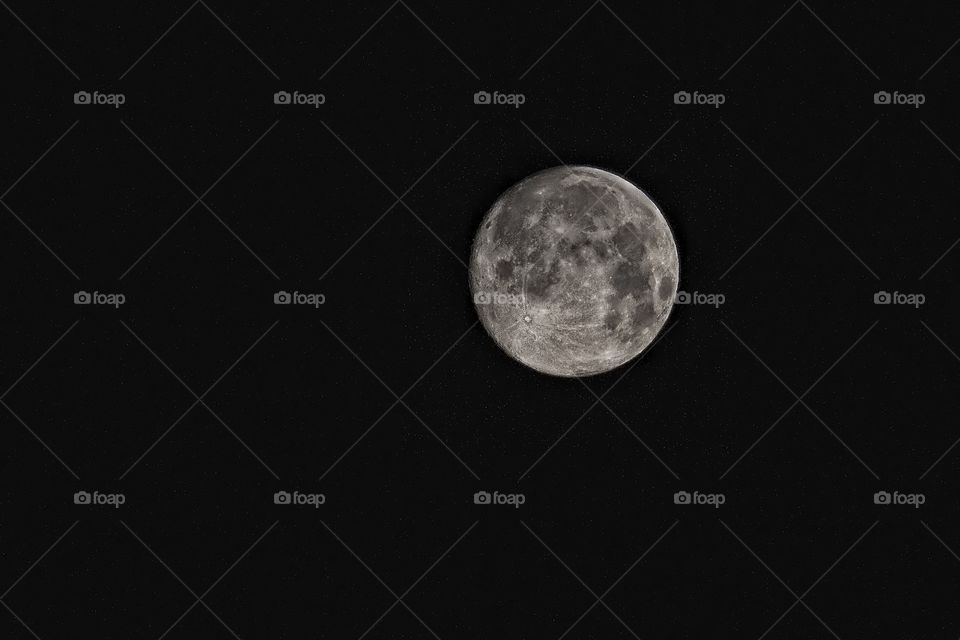 Moon super moon space