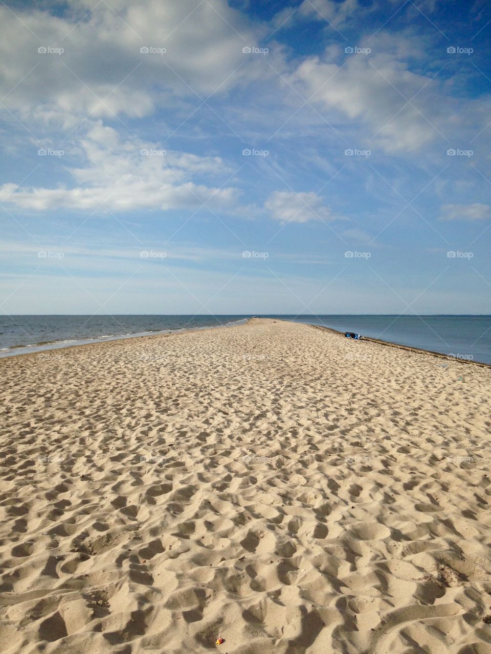 Beautiful beach in Rewa Poland 