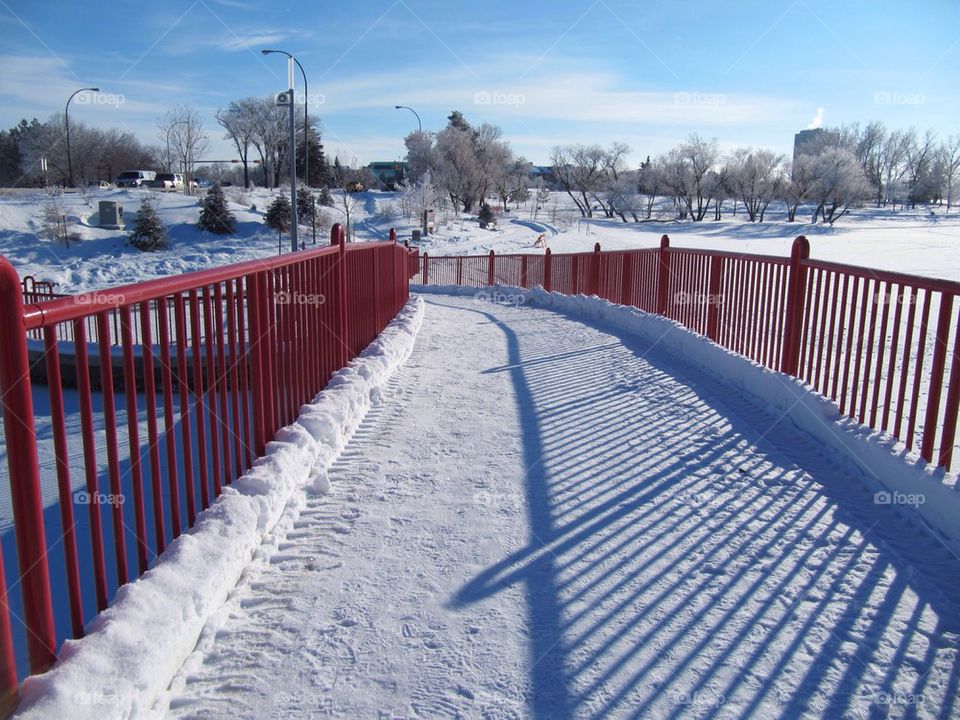 Bridge on the water