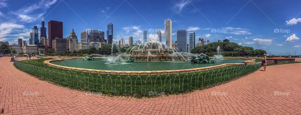 Buckingham Fountain, Chicago, IL. 📷