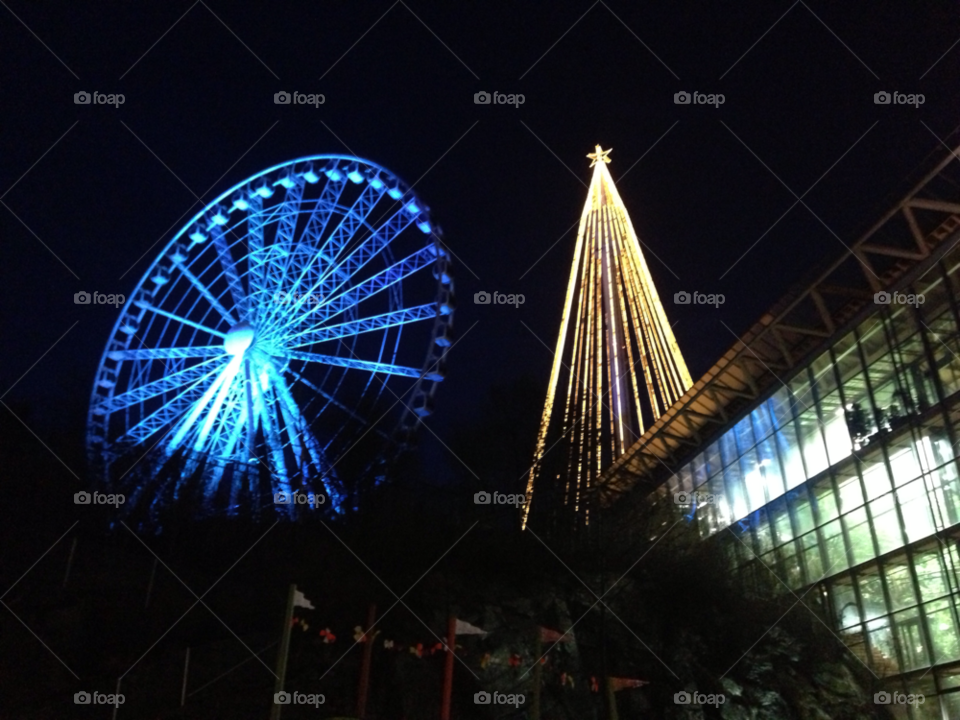 wheel christmas amusement park christmas tree by haq