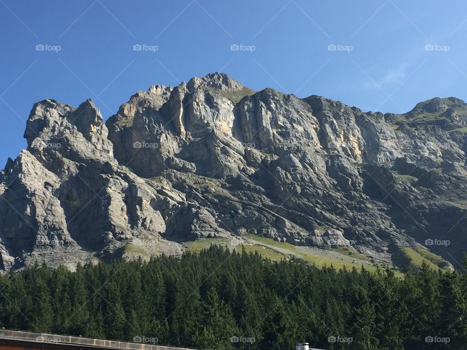 Mountain, No Person, Snow, Travel, Landscape