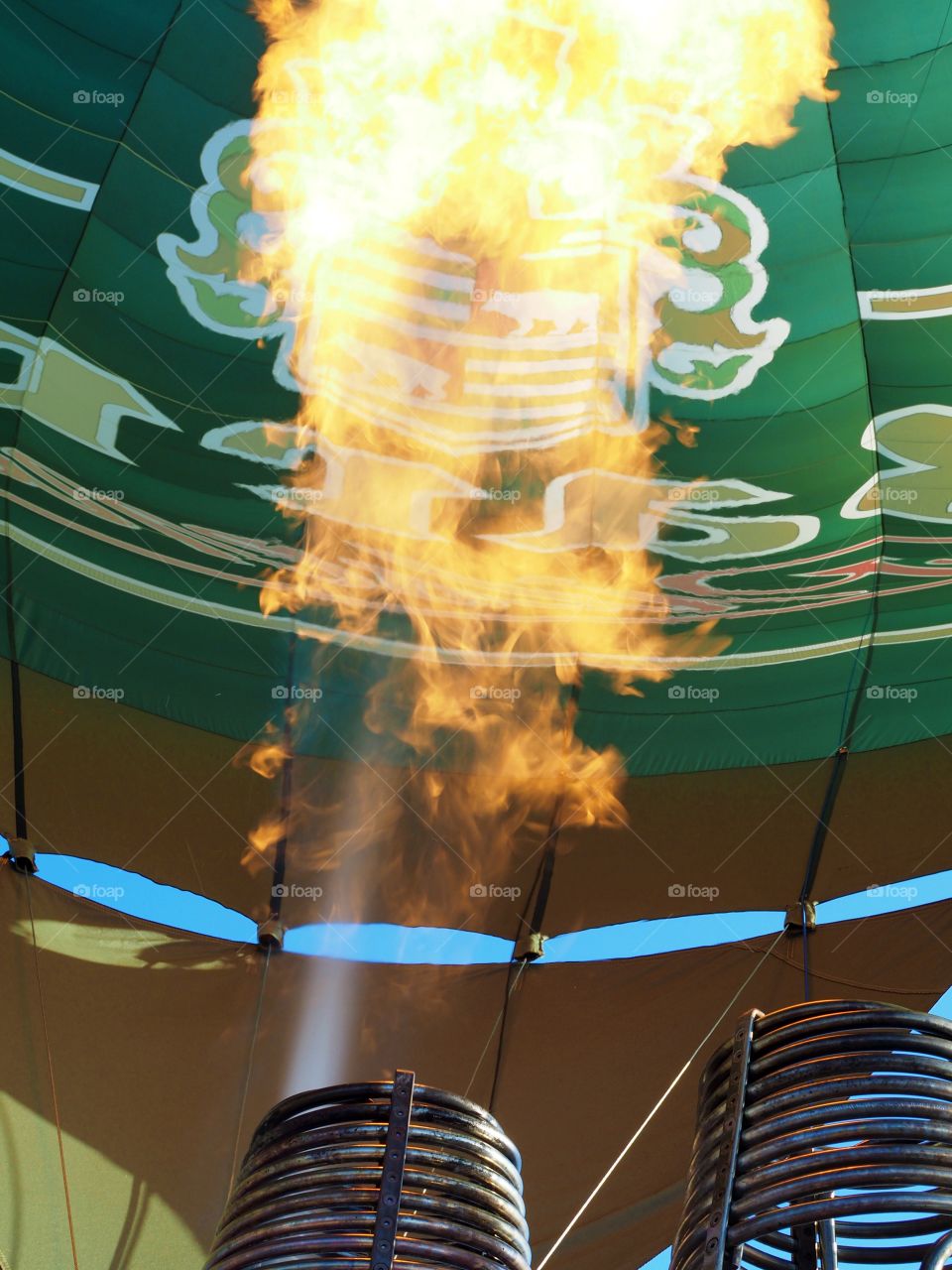 Fire  machine from the ballon