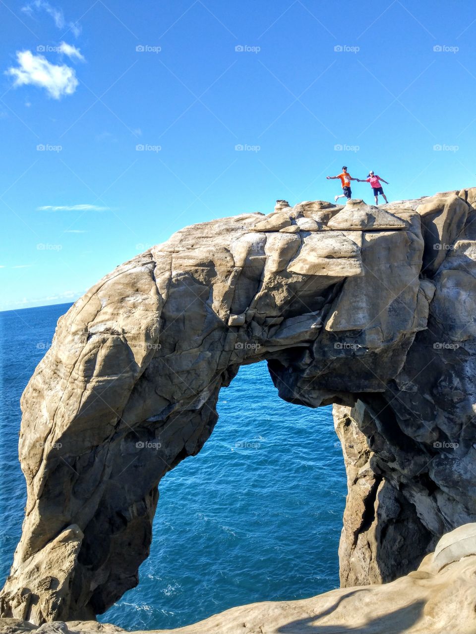 The glorious mother nature: Elephant Trunk Rock. it is a giant rock at seaside, that looks like an elephant. locates in Ruigang, Northern Taiwan. is a famous landscape and a masterpiece of Mather nature.