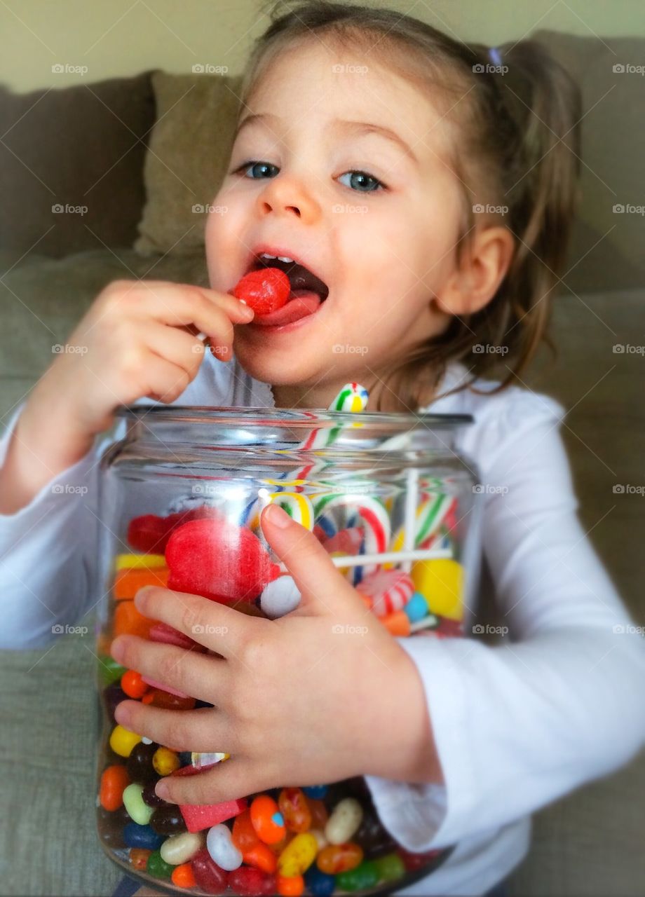 Little Girl with the Lollipop