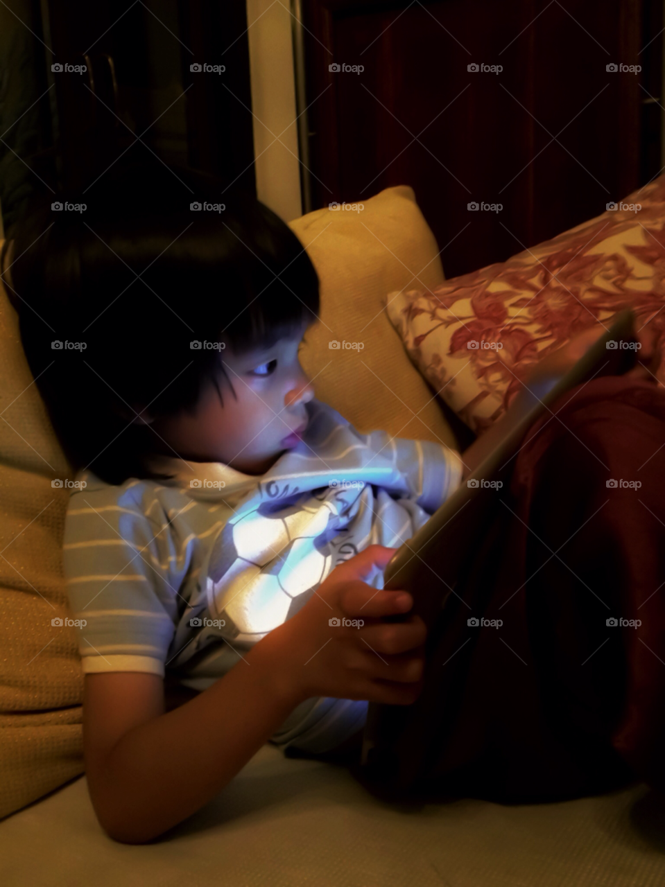 happy young playing boy by trist9