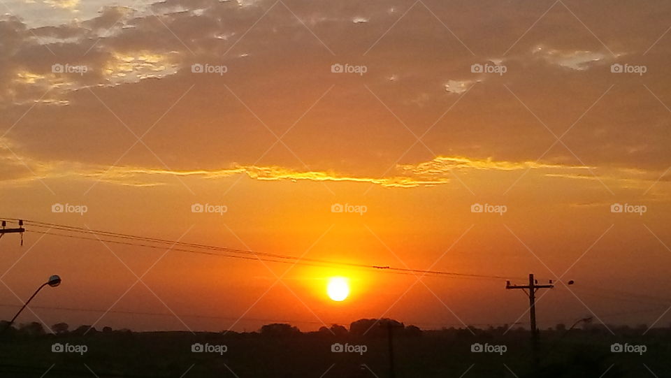 Nascer do Sol em Monte Alto - SP