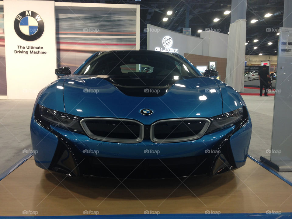 Bmw i8. Bmw i8 at miami car show