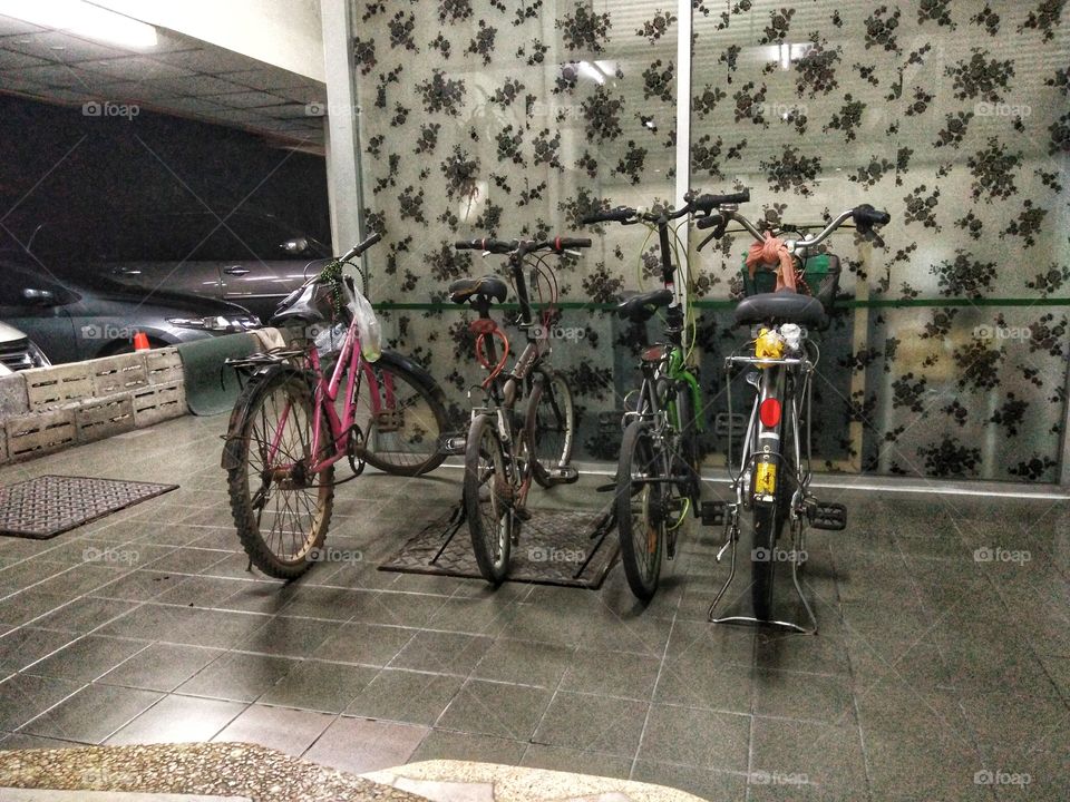 All four bikes