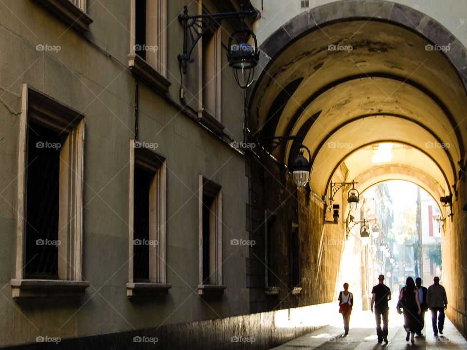 Barcelona arches