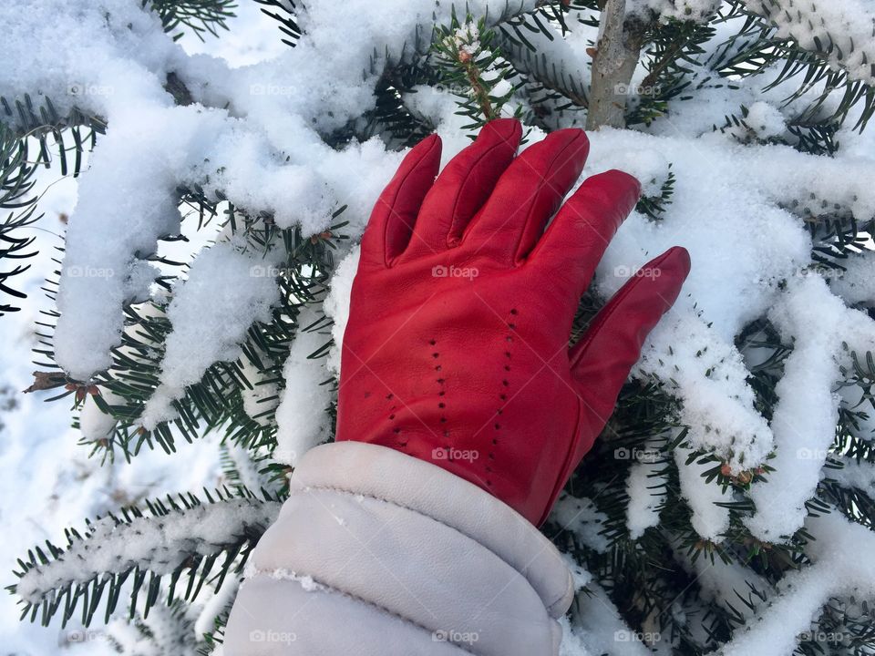 Red glove