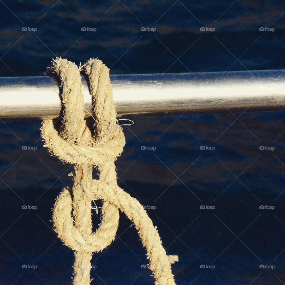 Knot on boat