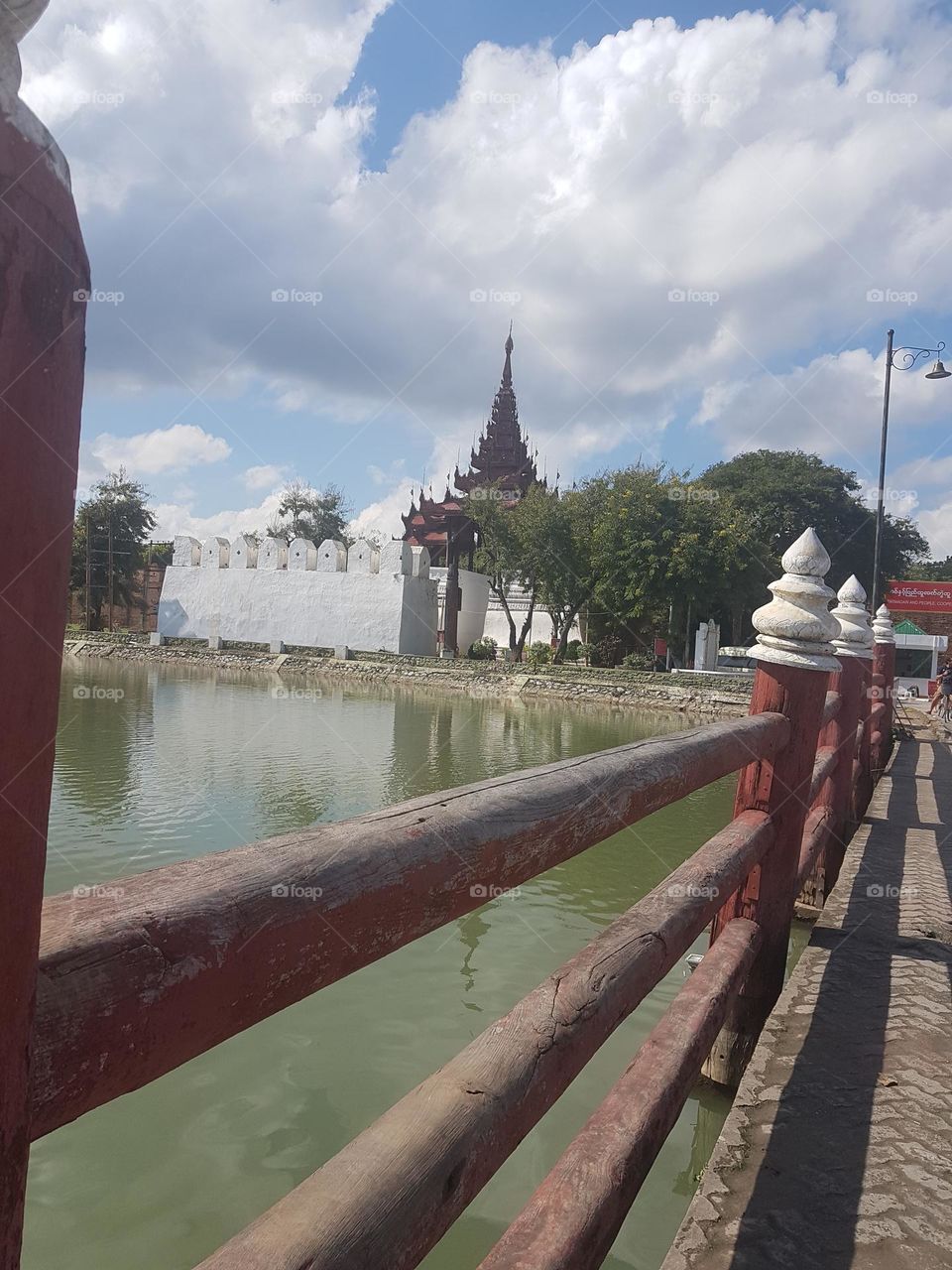 Stroll around the Royal Palace in Mandalay