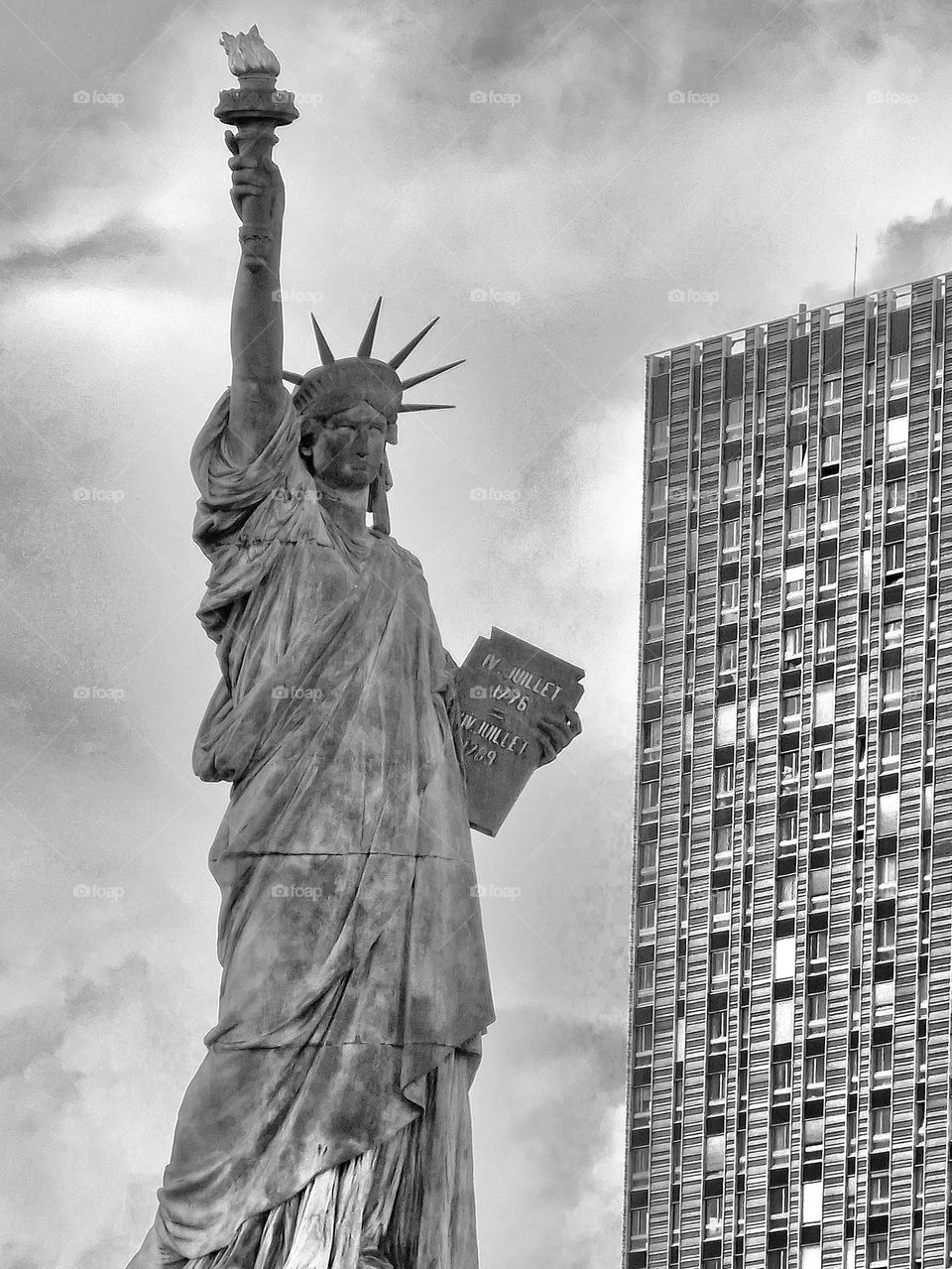 Freiheitsstatue in Paris