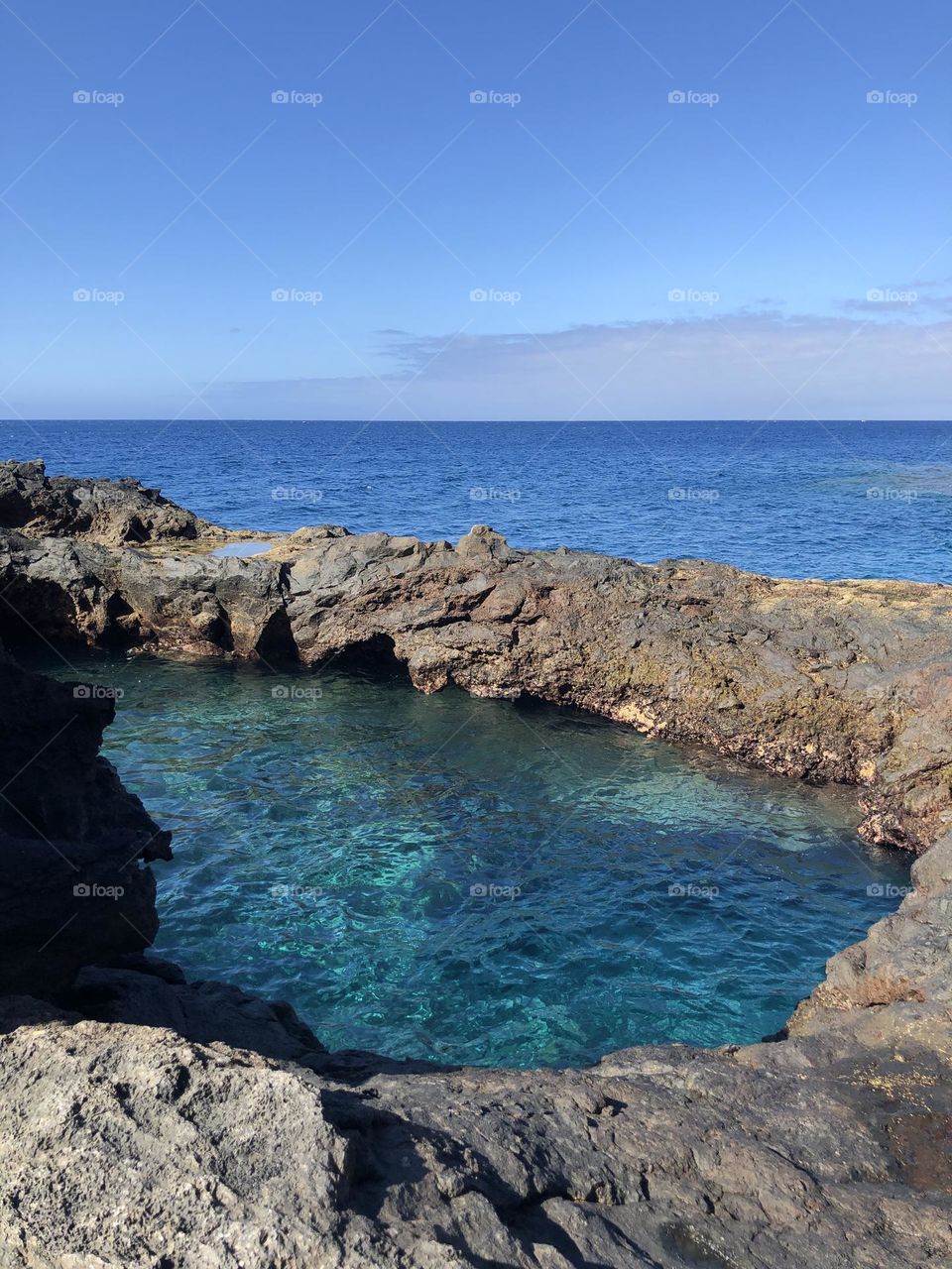 Natural swimingpool , Tenerife Island , Spain