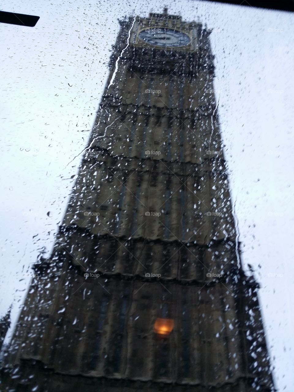 dark clock tower