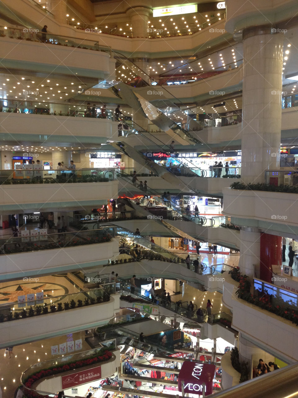 A shopping mall in Shanghai