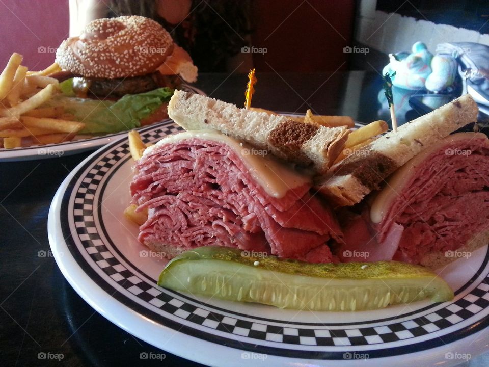 Best pastrami in town! Only this time it's true. From a wonderful Delicatessen in Tampa Florida.