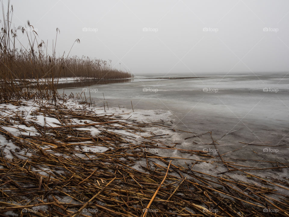 Scenic view during winter