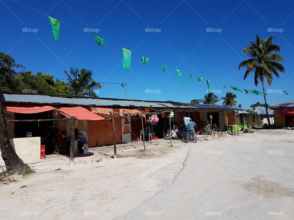Turquoise Flags - Zanzibar