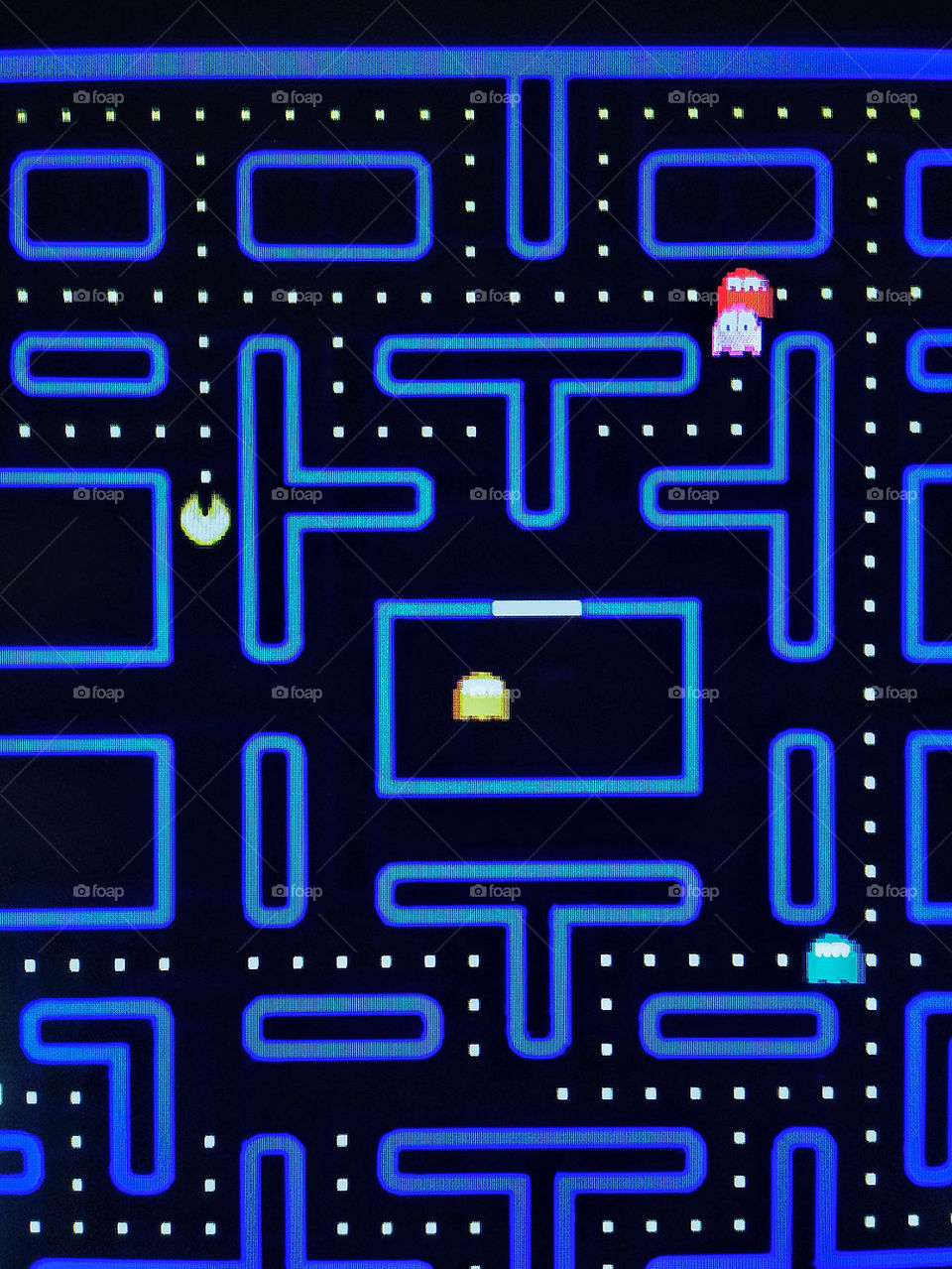 Retro historic video game Pacman