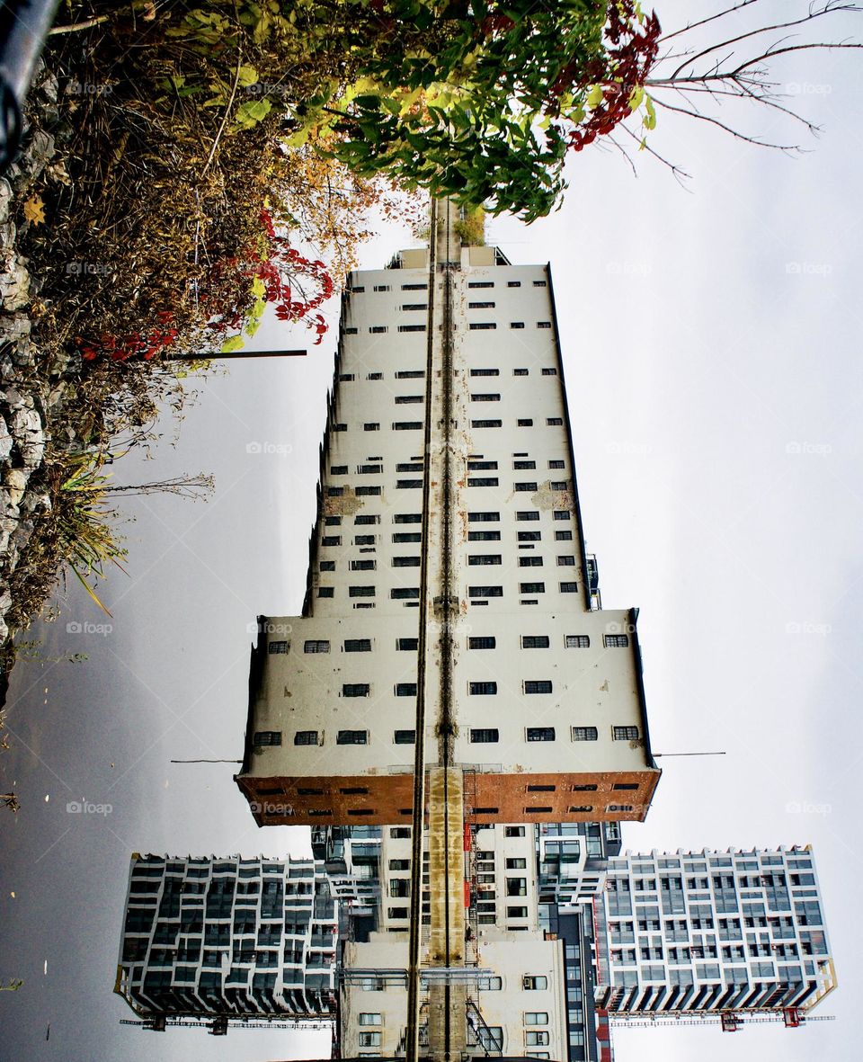 Rotated Fall reflection.