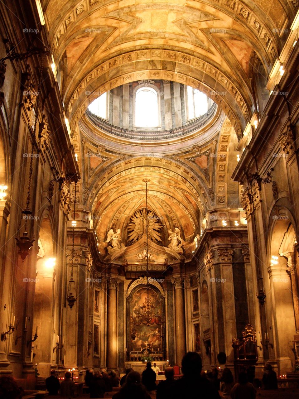 Basilica da Estrela. Interior de la Basílica da Estrela (Lisboa - Portugal)