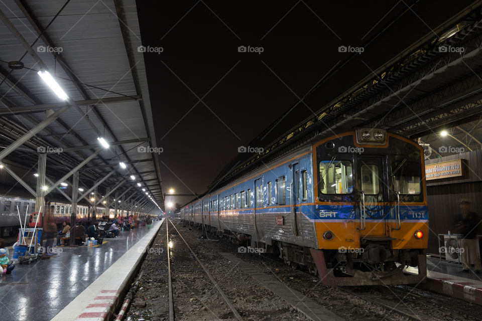 Train in railway 