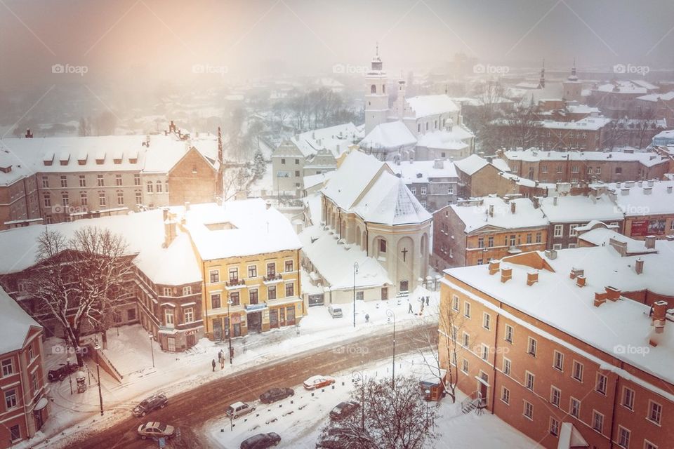 Lublin. View from Trynitarska Tower