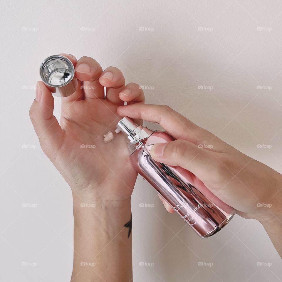 Re:NK pink radiance colour cream korean product 